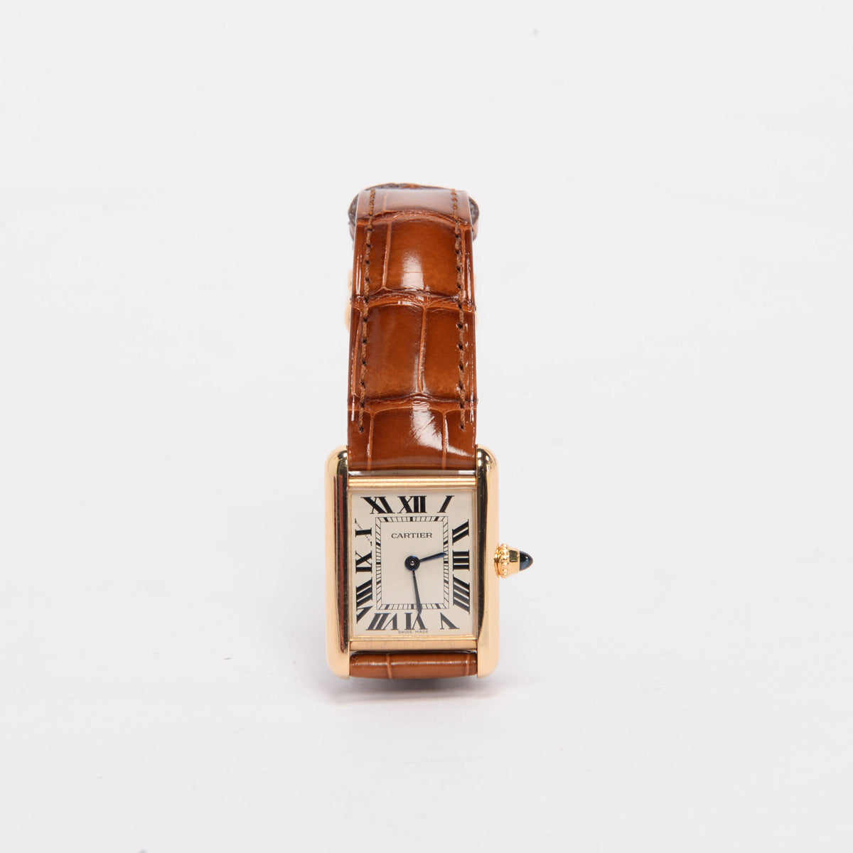 Cartier Yellow Gold Tank Louis Cartier Small Model Watch