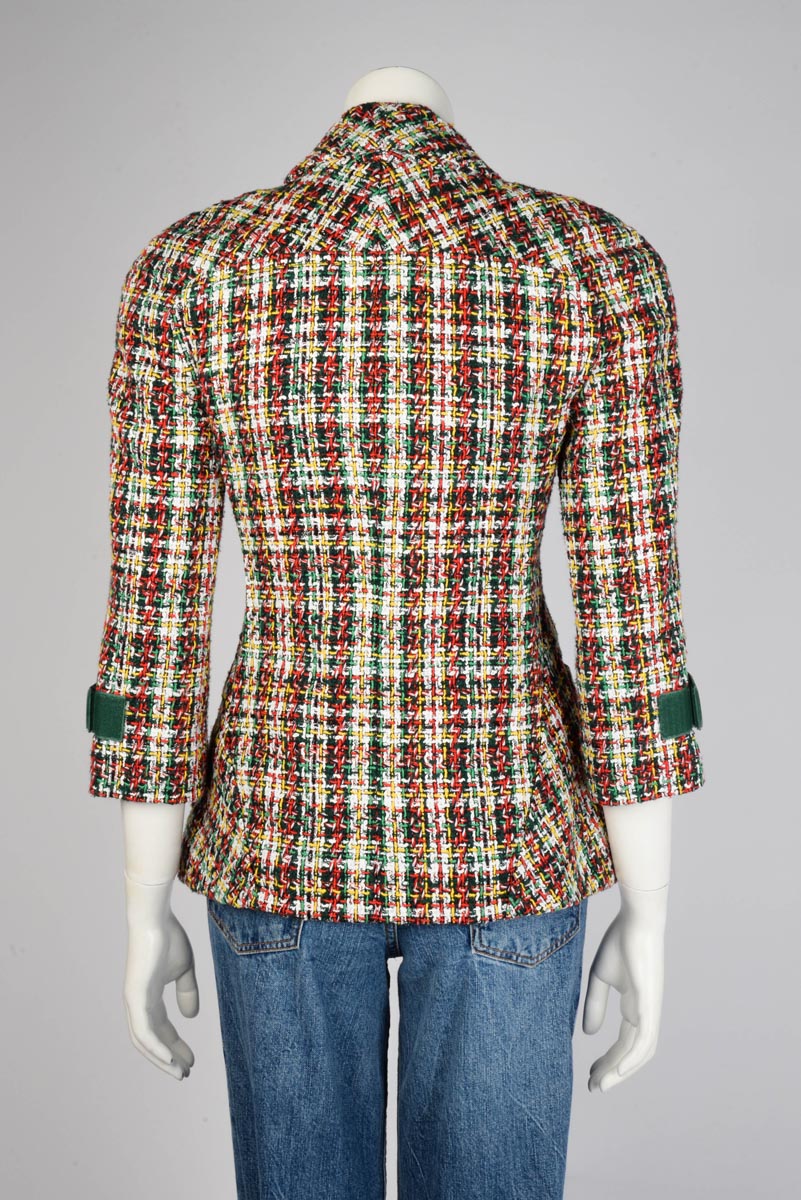 Chanel Multicolour Fantasy Tweed Velcro Jacket FR 36