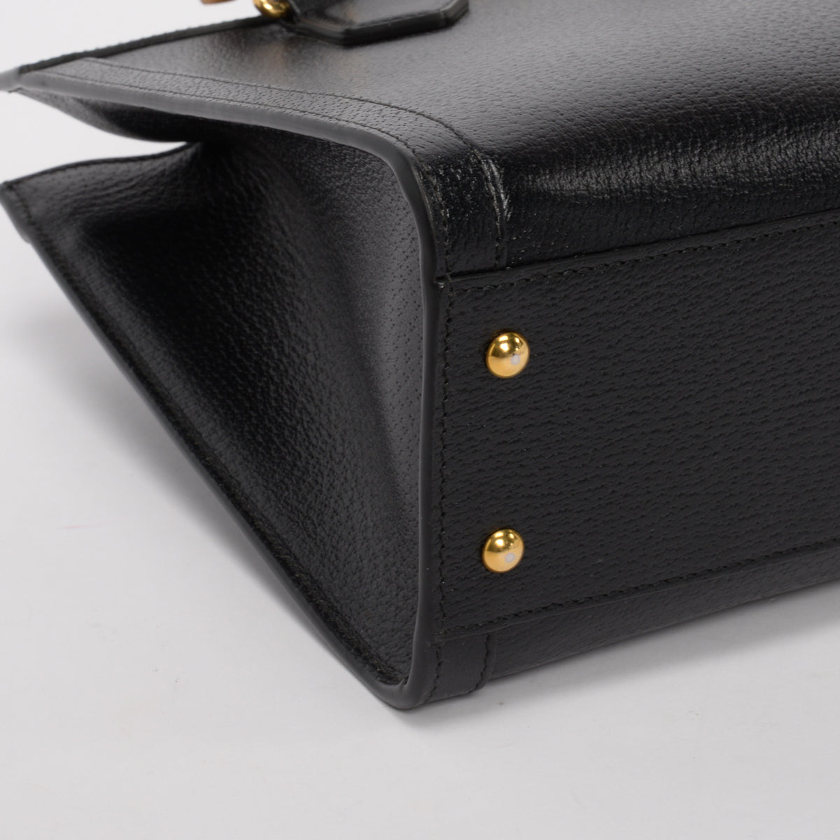 Gucci Black Dollar Calfskin Medium Diana Tote