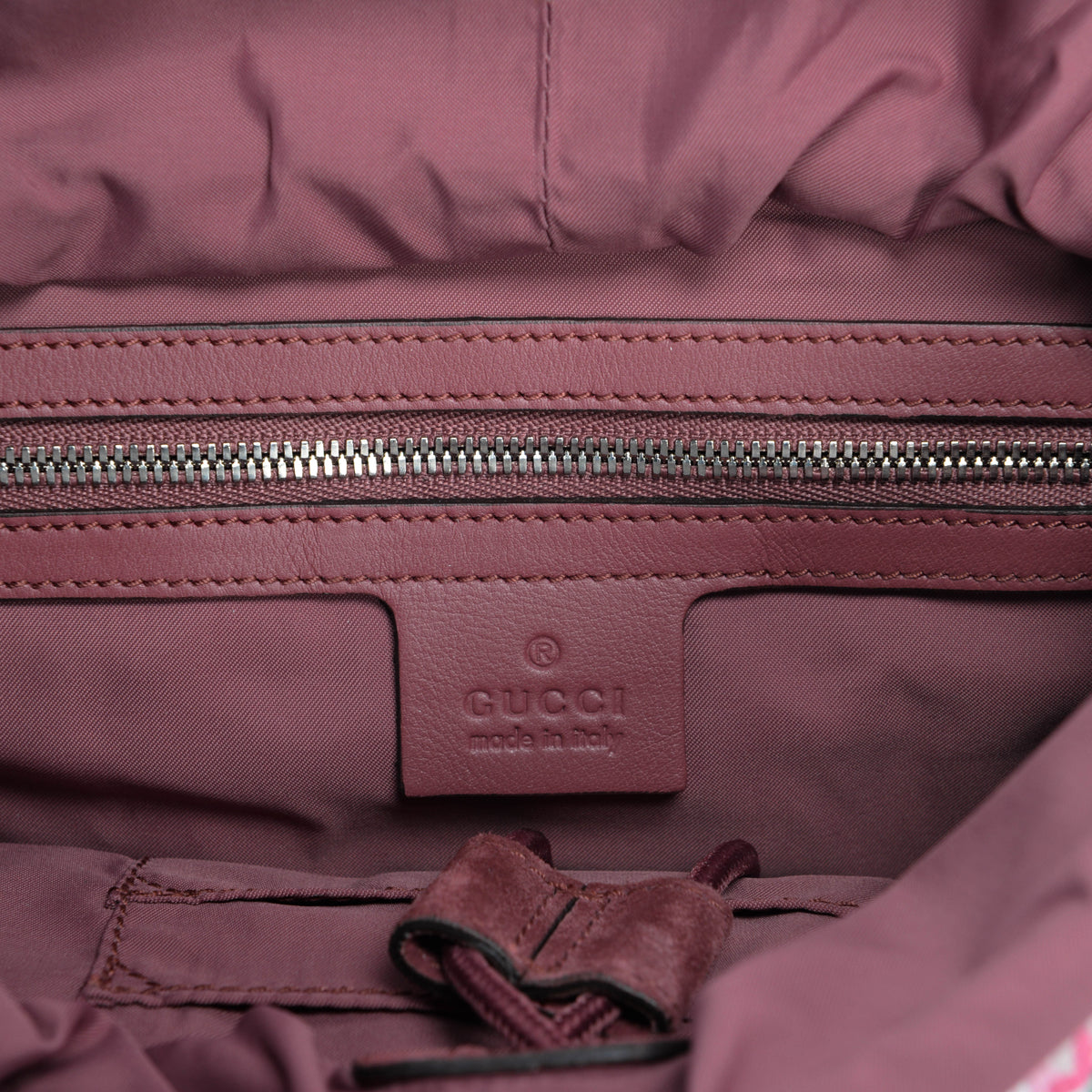 Gucci Dry Rose GG Supreme Blooms Small Buckle Backpack