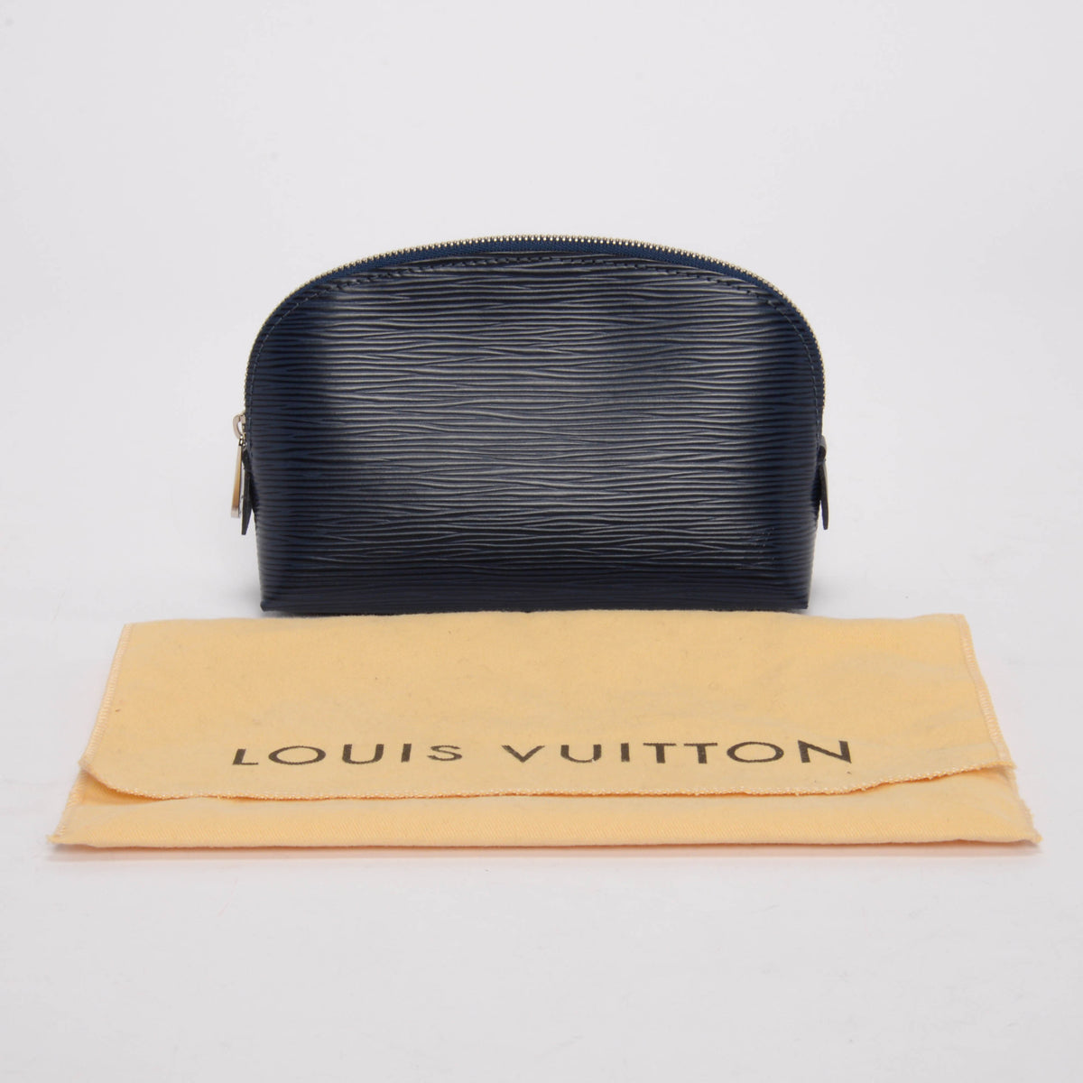 Louis Vuitton Indigo Epi Leather Cosmetic Pouch
