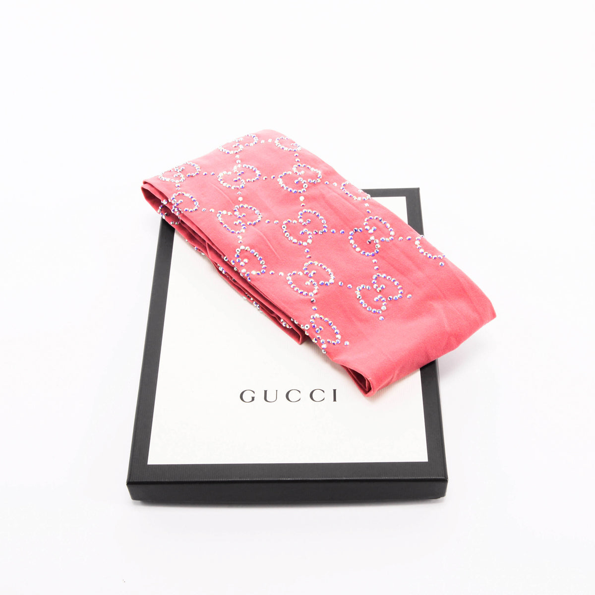 Gucci Pink Crystal GG Amila Tights M