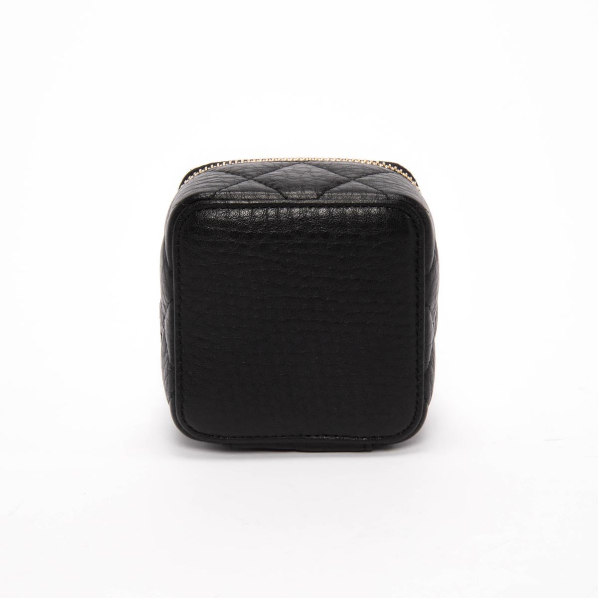 Chanel Black Quilted Caviar Travel Jewellery Case