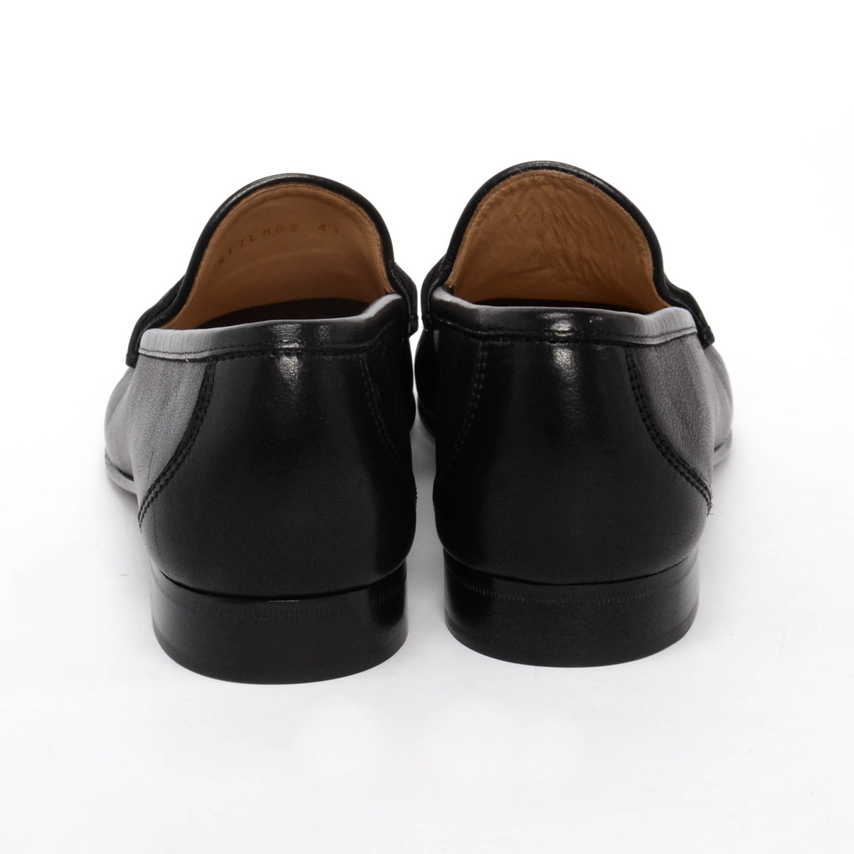 Valentino Black Buffalo VLogo Signature Penny Loafers  41