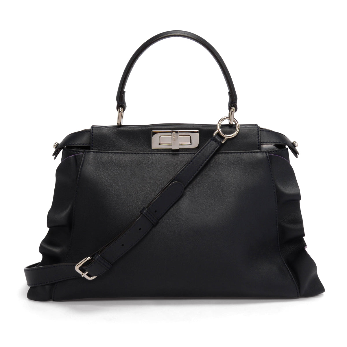 Fendi Bi-Colour Vitello Waves Medium Peekaboo Bag