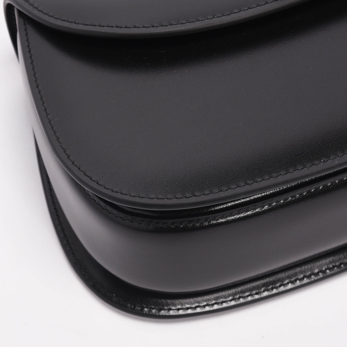 Gucci Black Calfskin Bamboo 1947 Small Bag