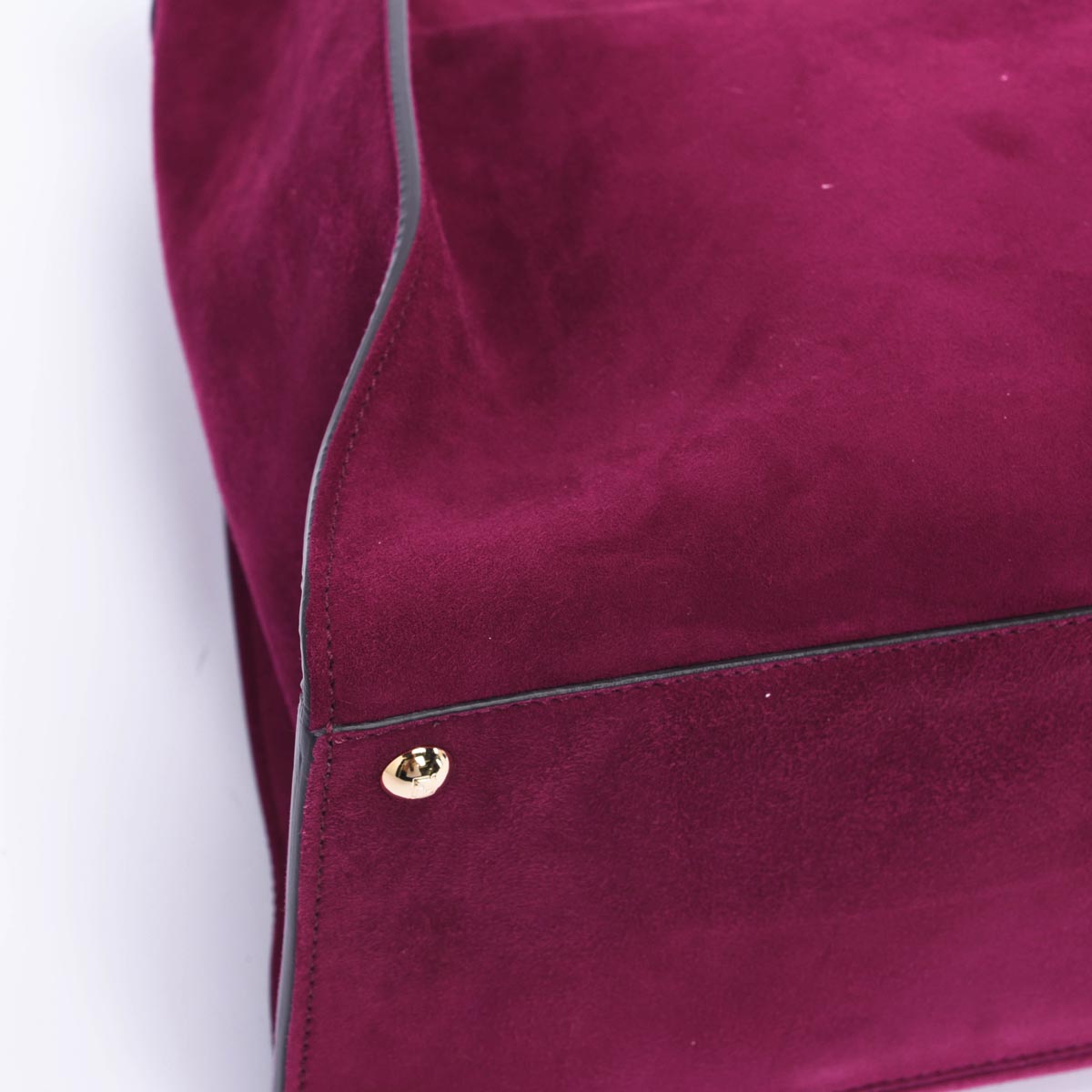 Fendi Cyclamen Suede Peekaboo X-Lite Large Tote