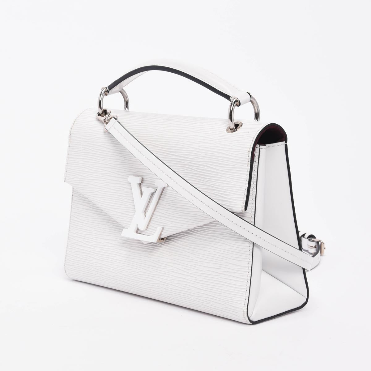 Louis Vuitton White Epi Leather Pochette Grenelle