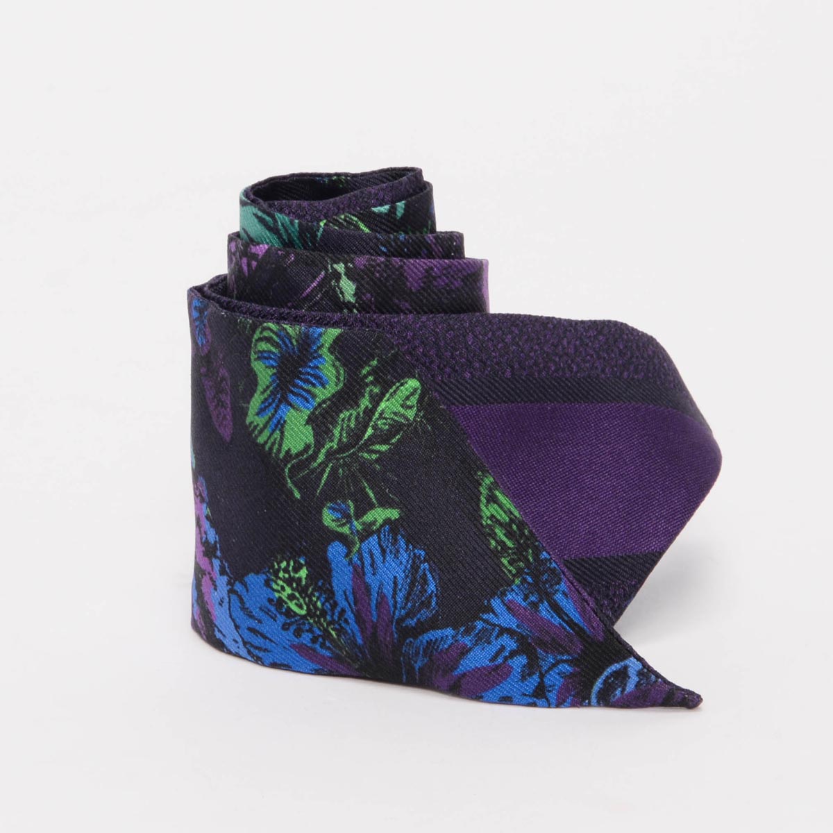 Dior Purple Silk Toile De Jouy Voyage Mitzah