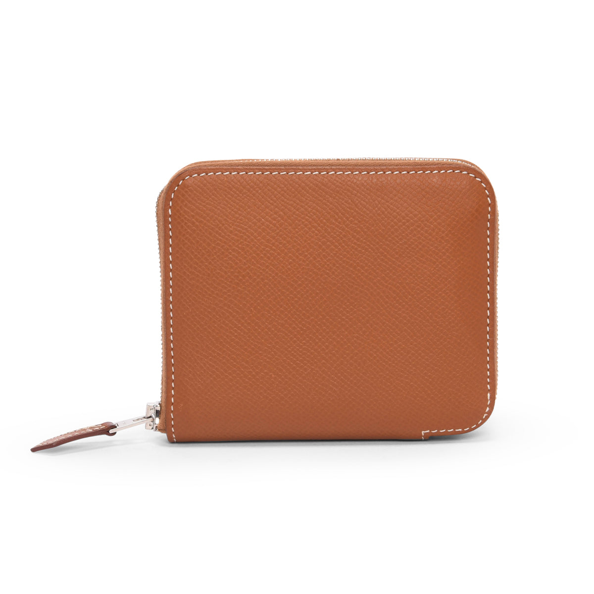 Hermes Gold Epsom Silk'In Compact Wallet