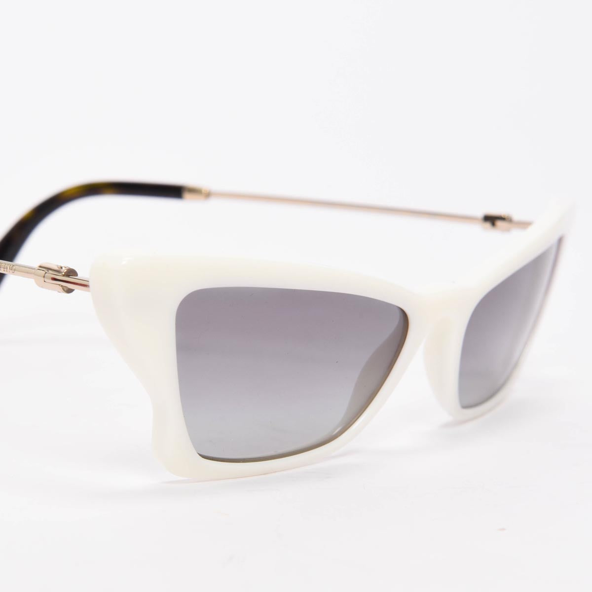 Valentino Ivory Cat Eye Sunglasses