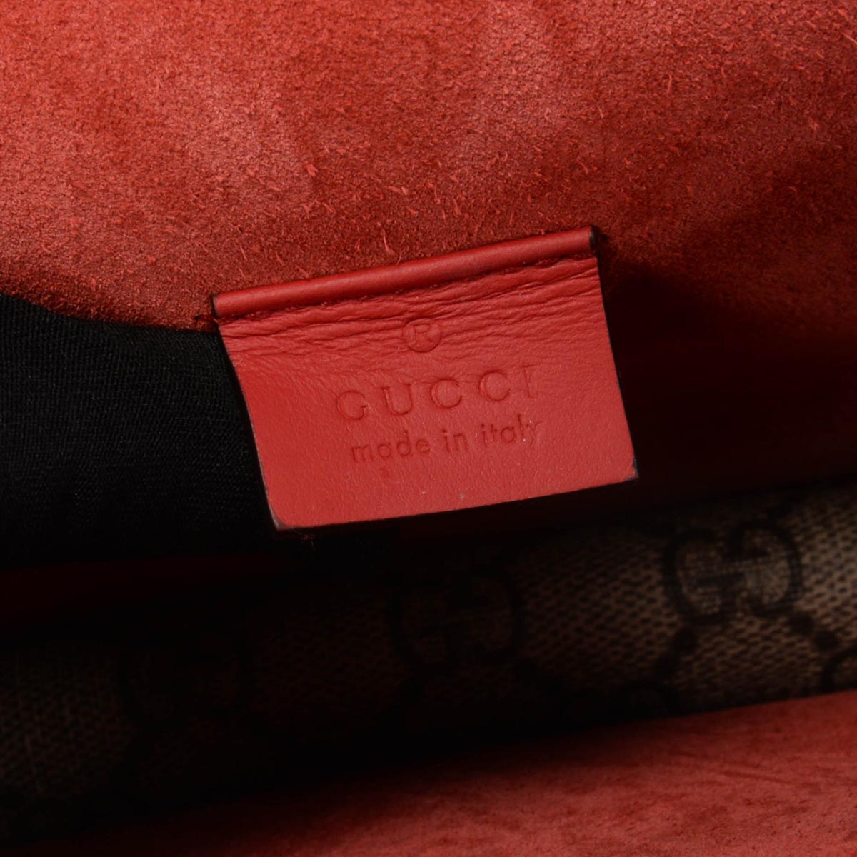 Gucci Red GG Supreme Mini Dionysus Bag