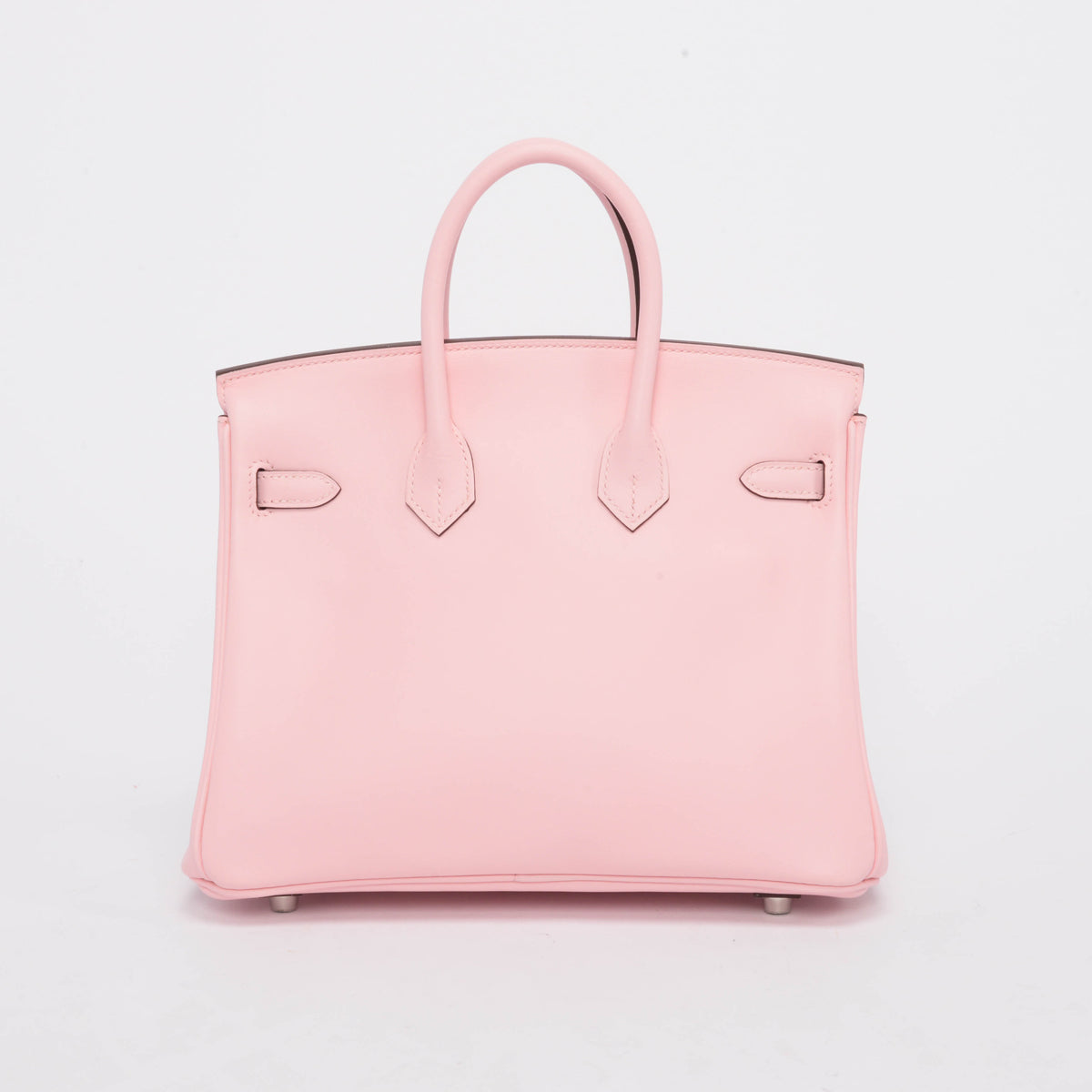 Hermes Rose Sakura Veau Johnathan Birkin 25 PHW