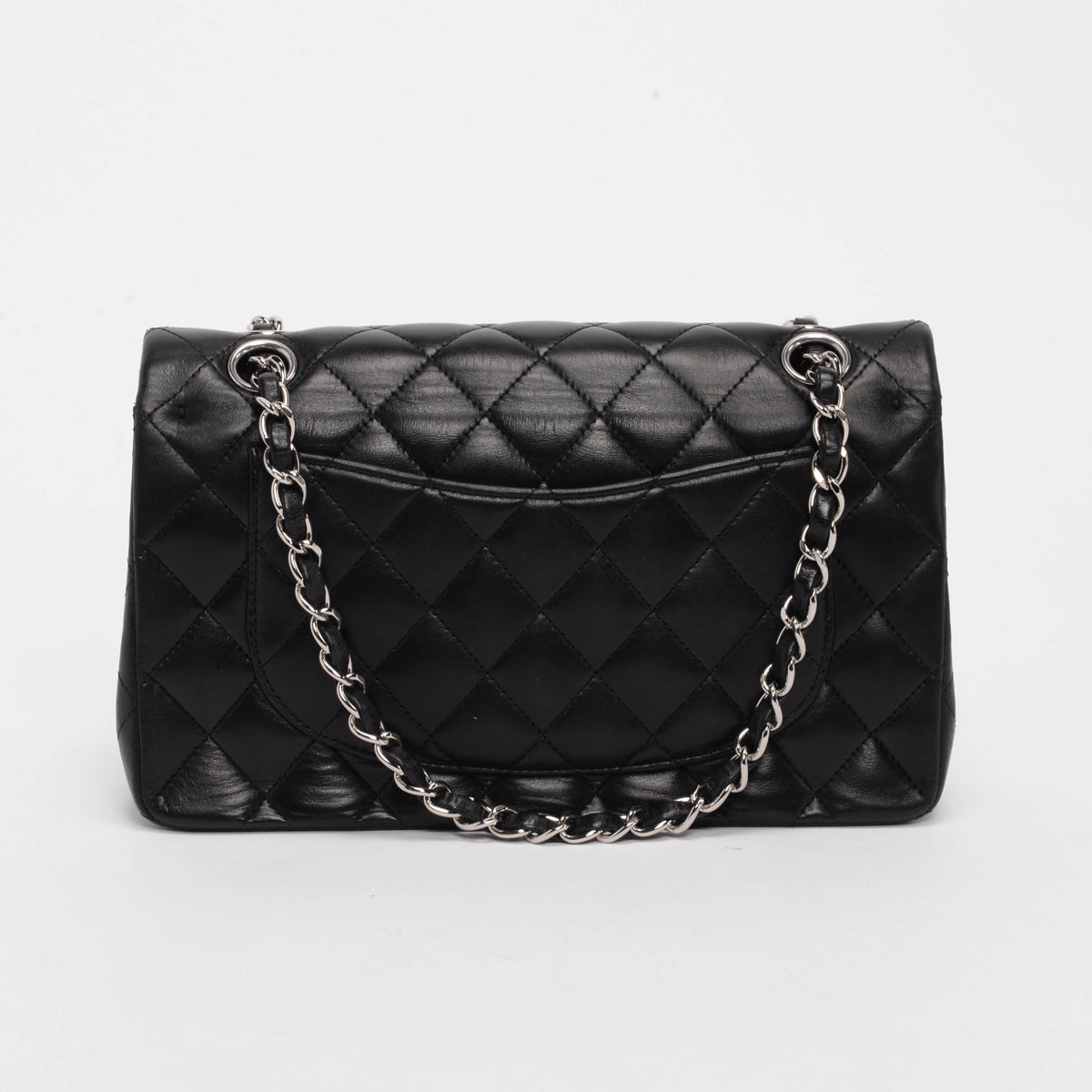 Chanel Black Quilted Lambskin Small Classic Flap Bag