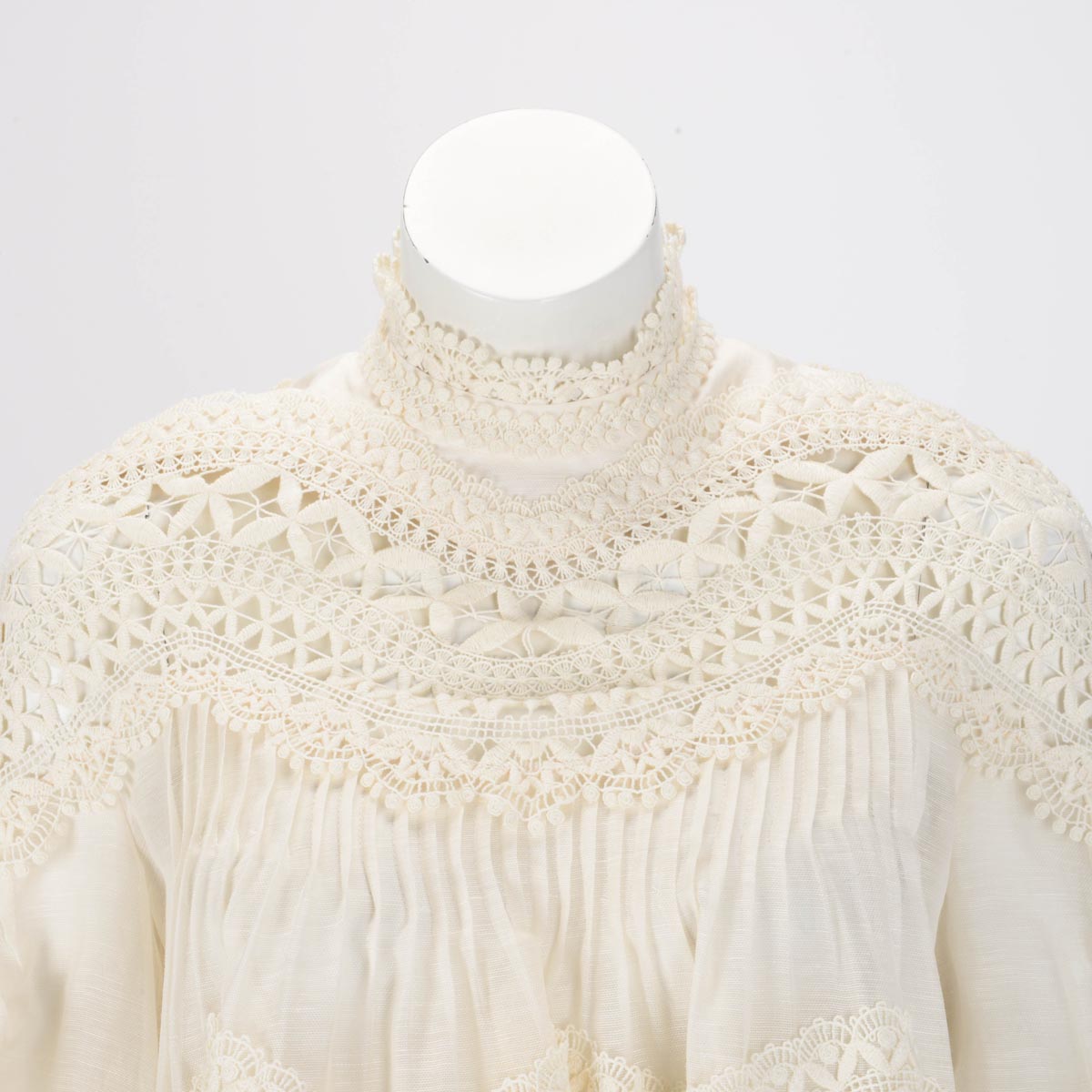 Zimmermann Ivory Postcard Embroidered Blouse OP