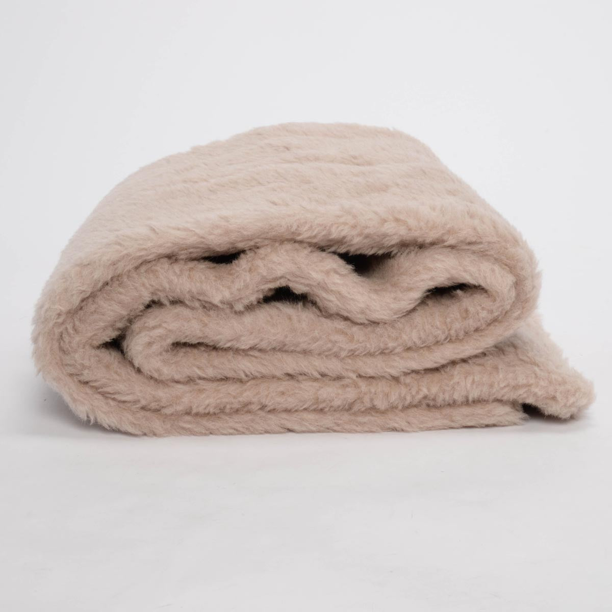 Max Mara Beige Alpaca Wrap Shawl