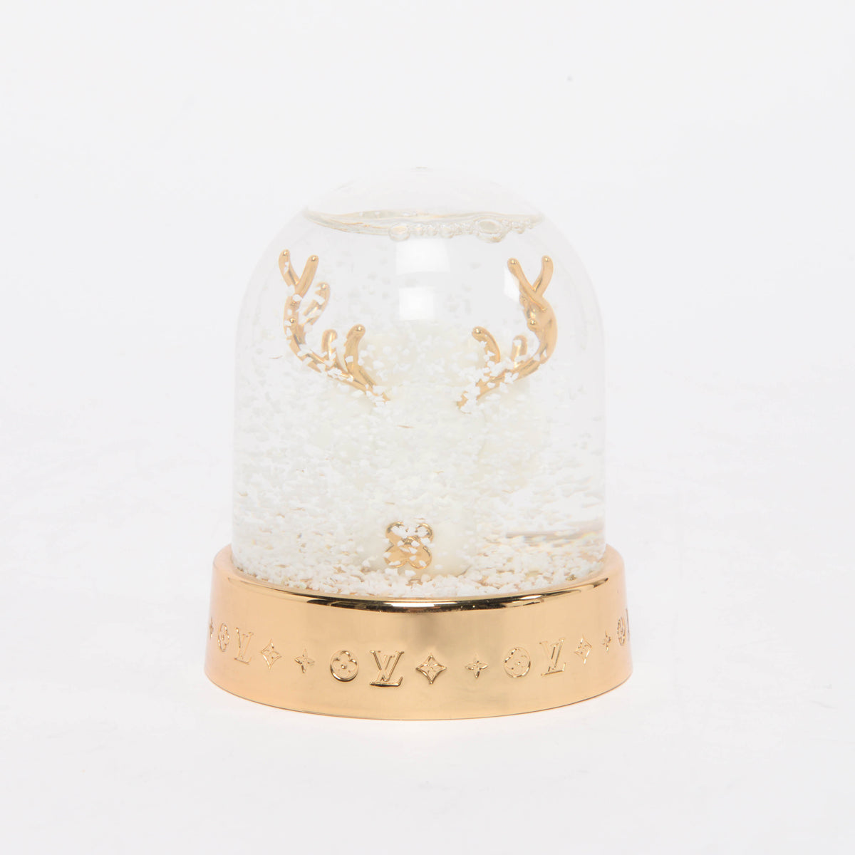 Louis Vuitton Gold Petula Snowglobe