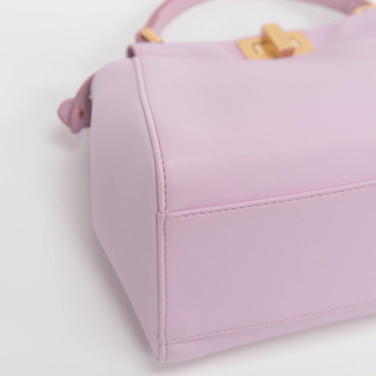 Fendi Pink Nappa Mini Peekaboo Bag