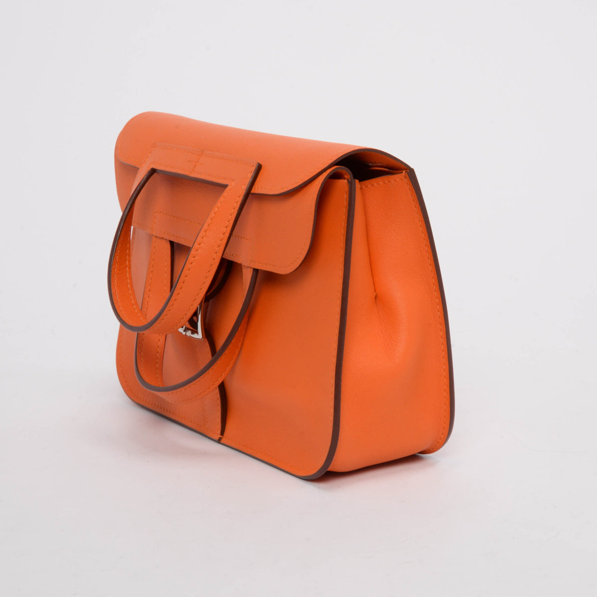 Hermes Orange Swift Mini Halzan 22