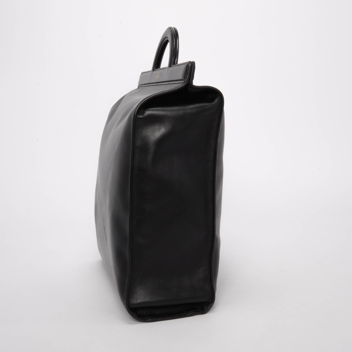 Valentino Black Smooth Calfskin Tagged Tote