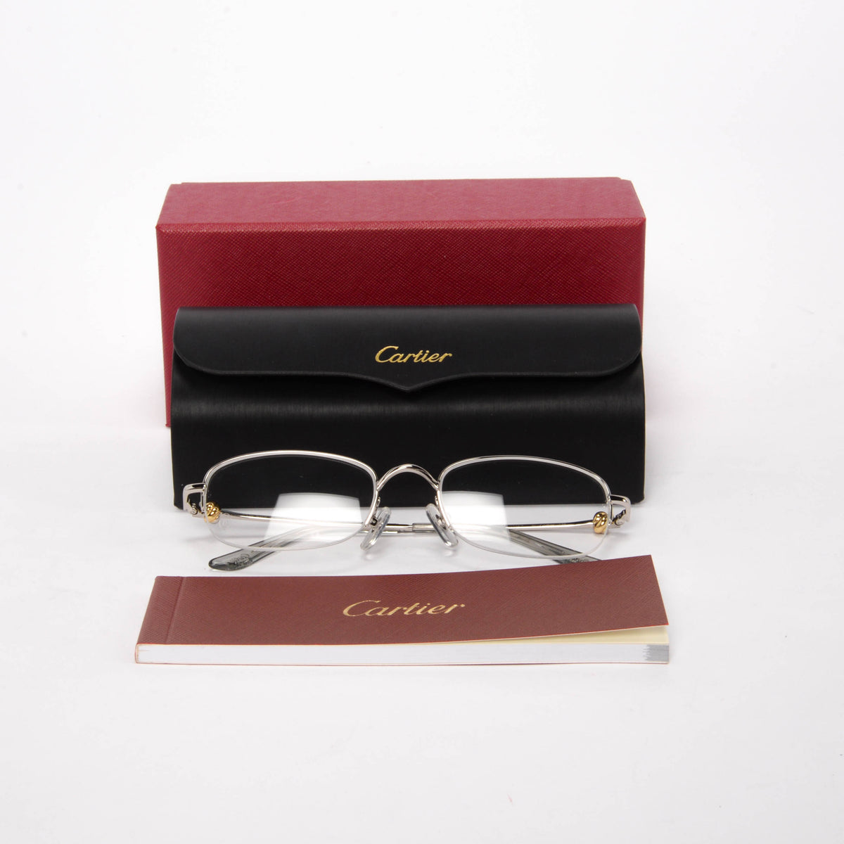 Cartier Silver Trinity Optical Frames