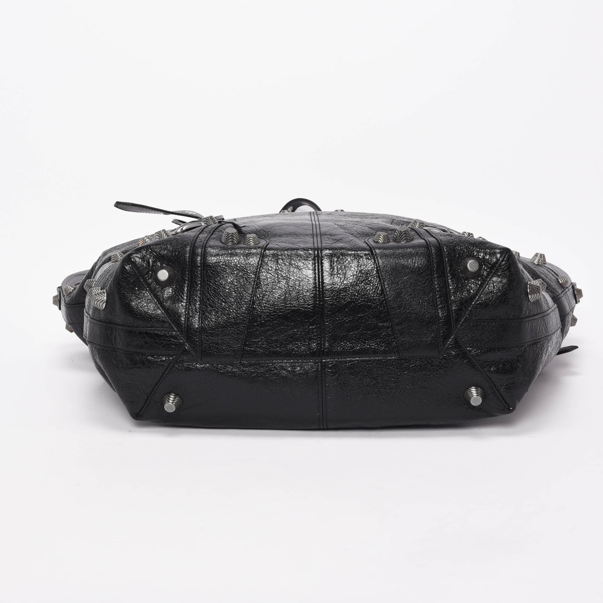 Balenciaga Black Arena Lambskin Le Cagole Large Tote