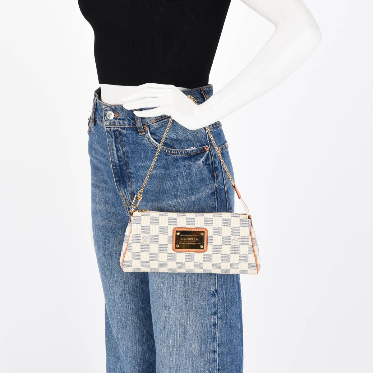 Louis Vuitton Damier Azur Eva Shoulder Bag