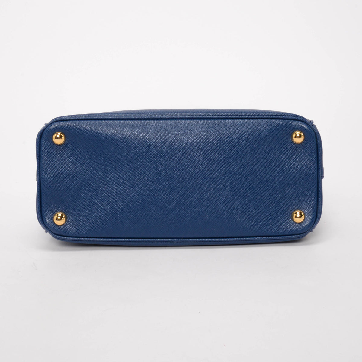Prada Bluette Saffiano Lux Small Galleria Tote