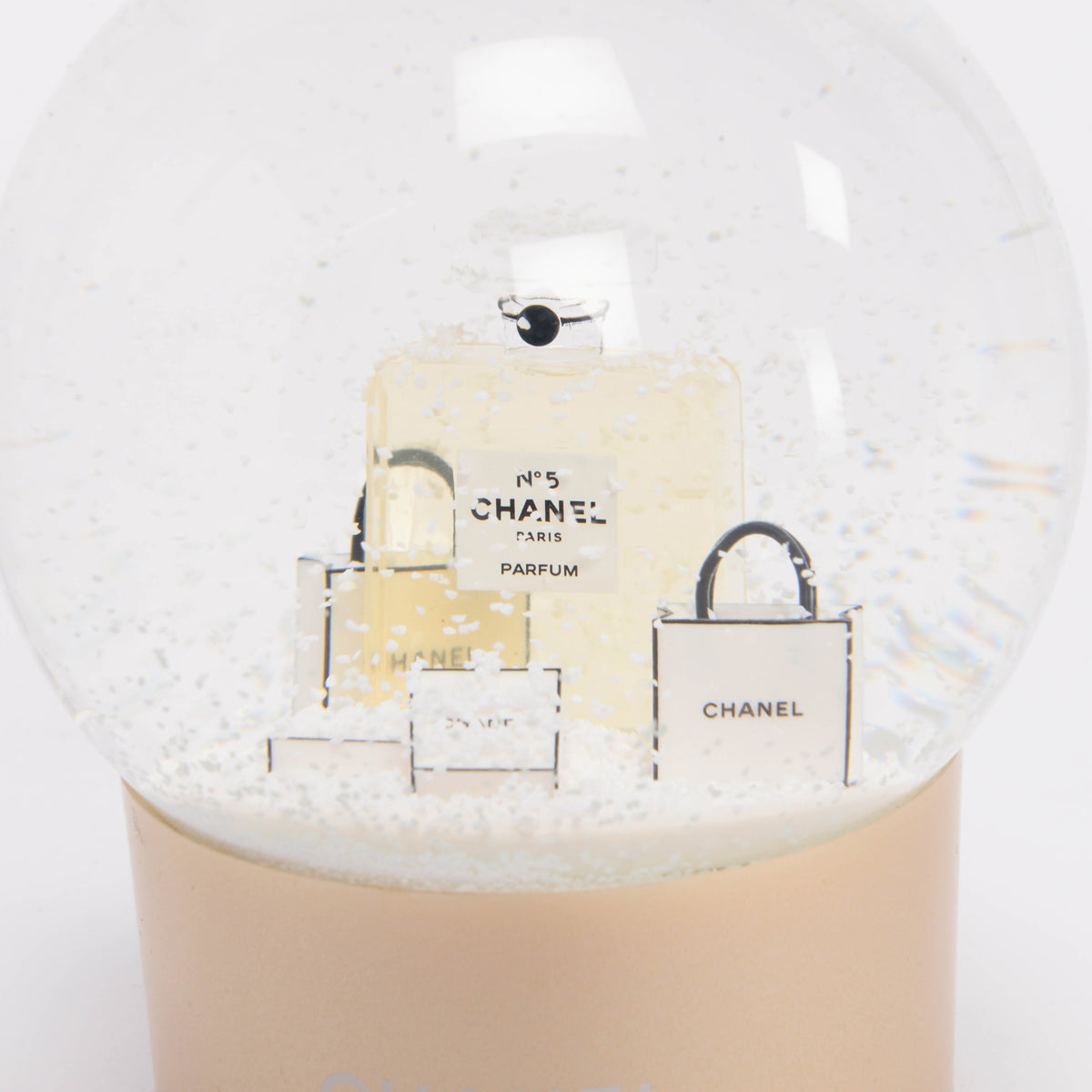 Chanel Gold No. 5 Snow Globe