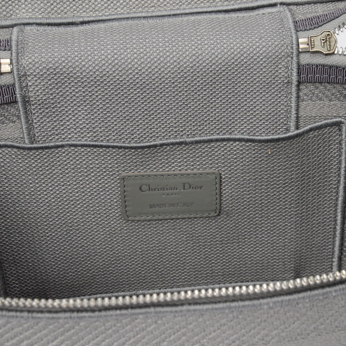 Dior Grey Embroidered Cannage DiorTravel Vanity Case