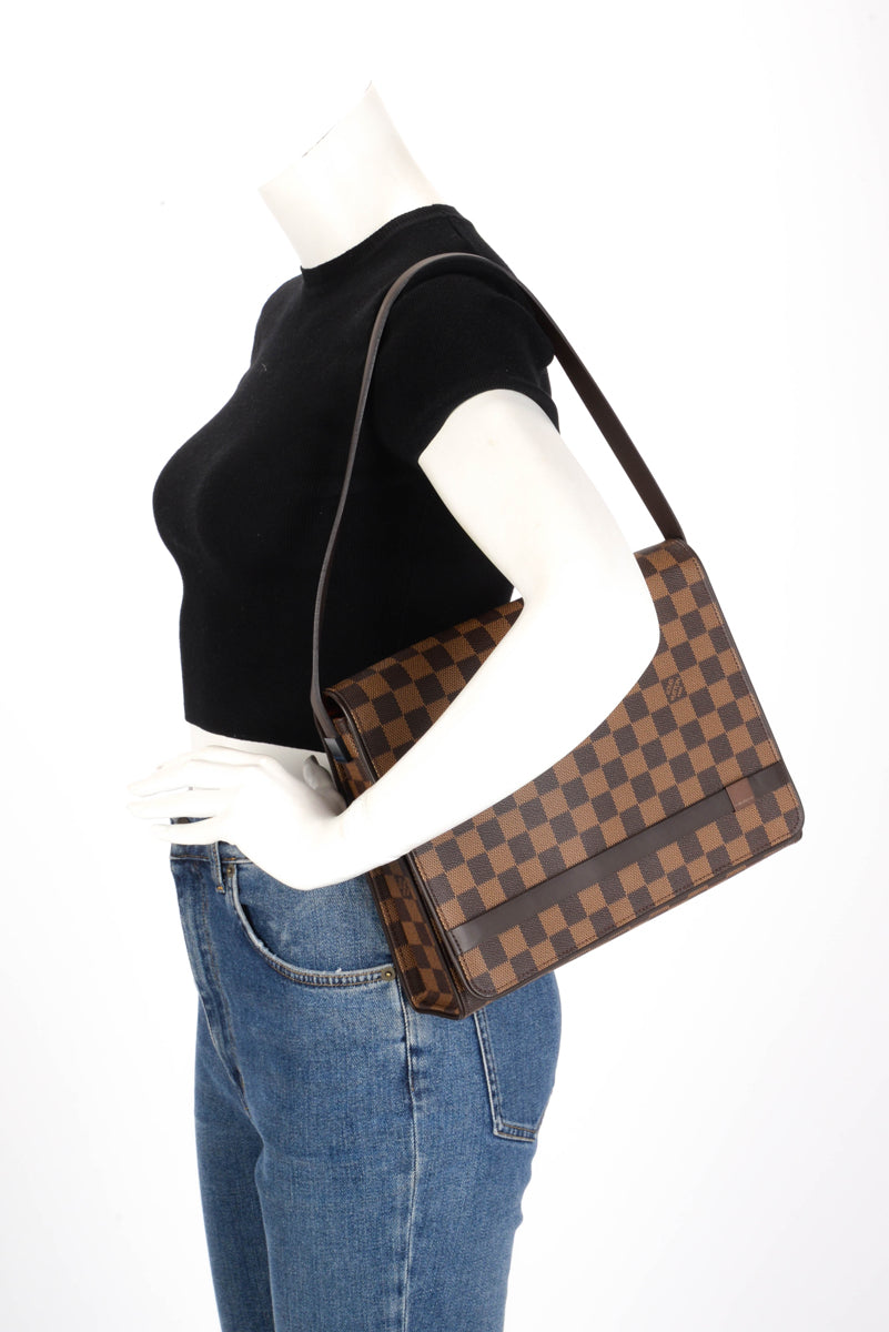 Louis Vuitton Damier Ebene Tribeca Carre Bag