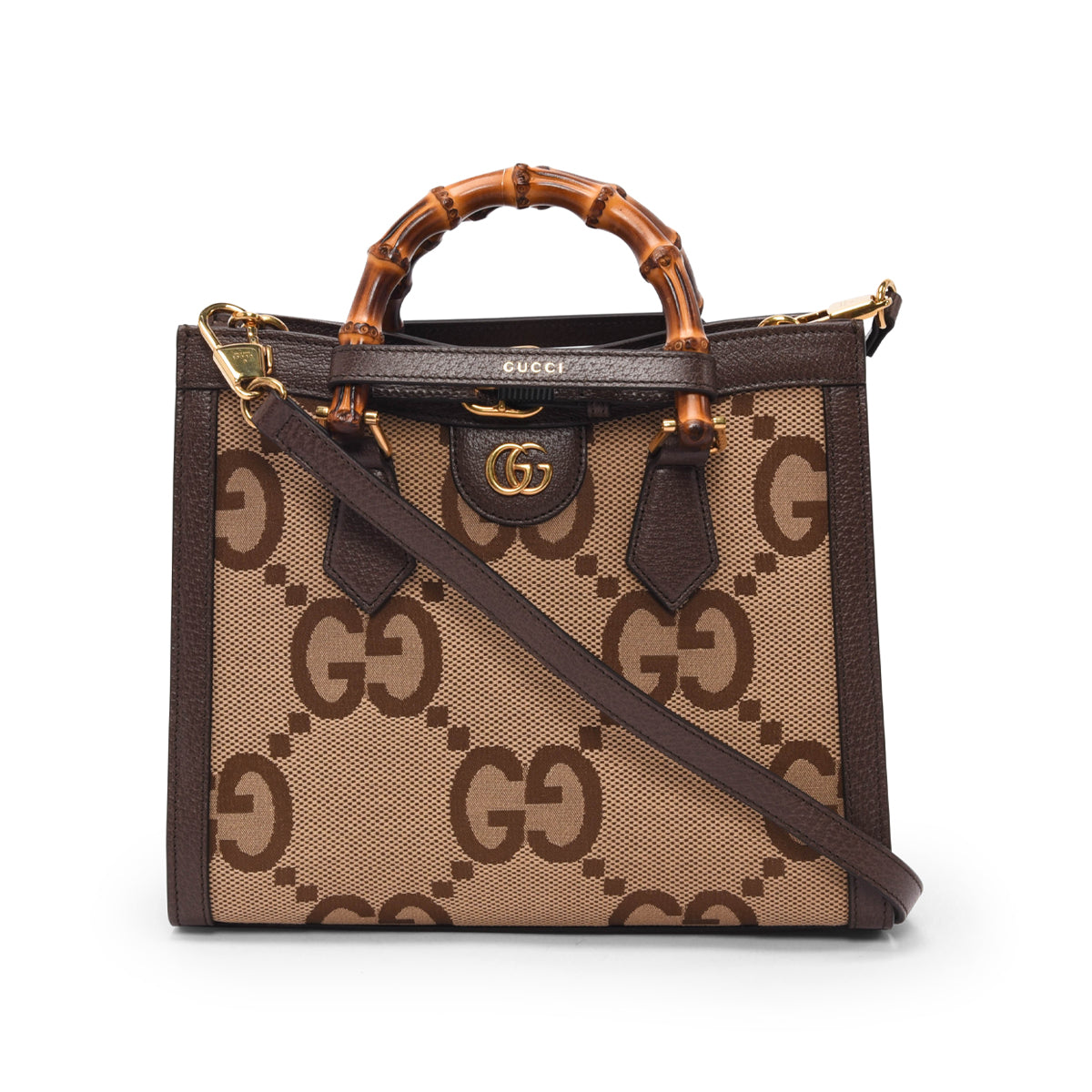 Gucci Brown Jumbo GG Medium Diana Bag