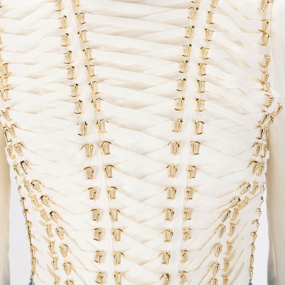 Zimmermann Ivory Coaster Metal Bodice Top 0