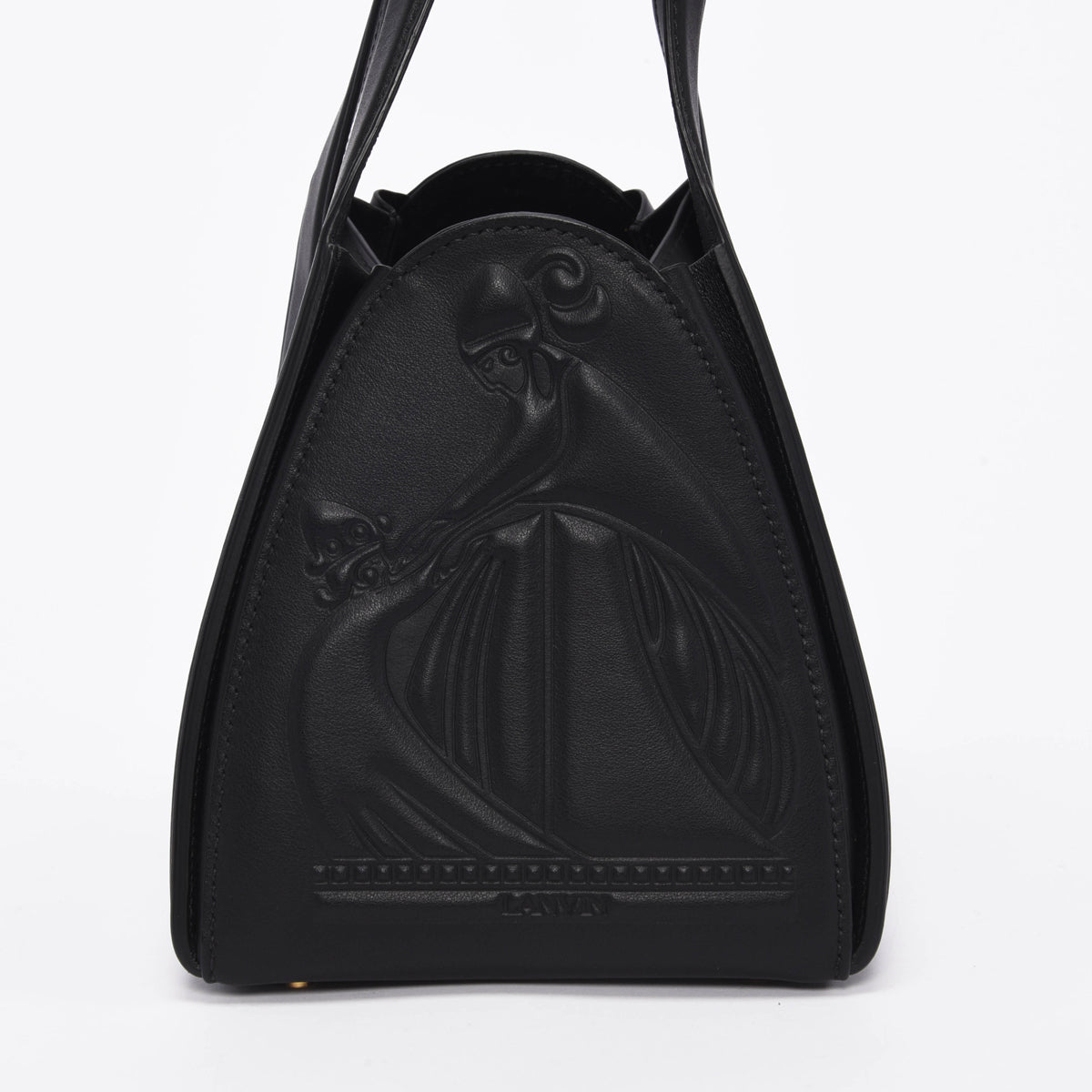 Lanvin Black Smooth Calfskin Mini Tote