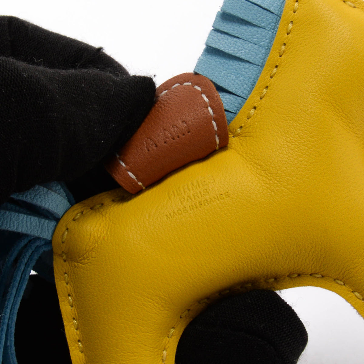 Hermes Jaune de Naples Milo Lambskin Rodeo PM