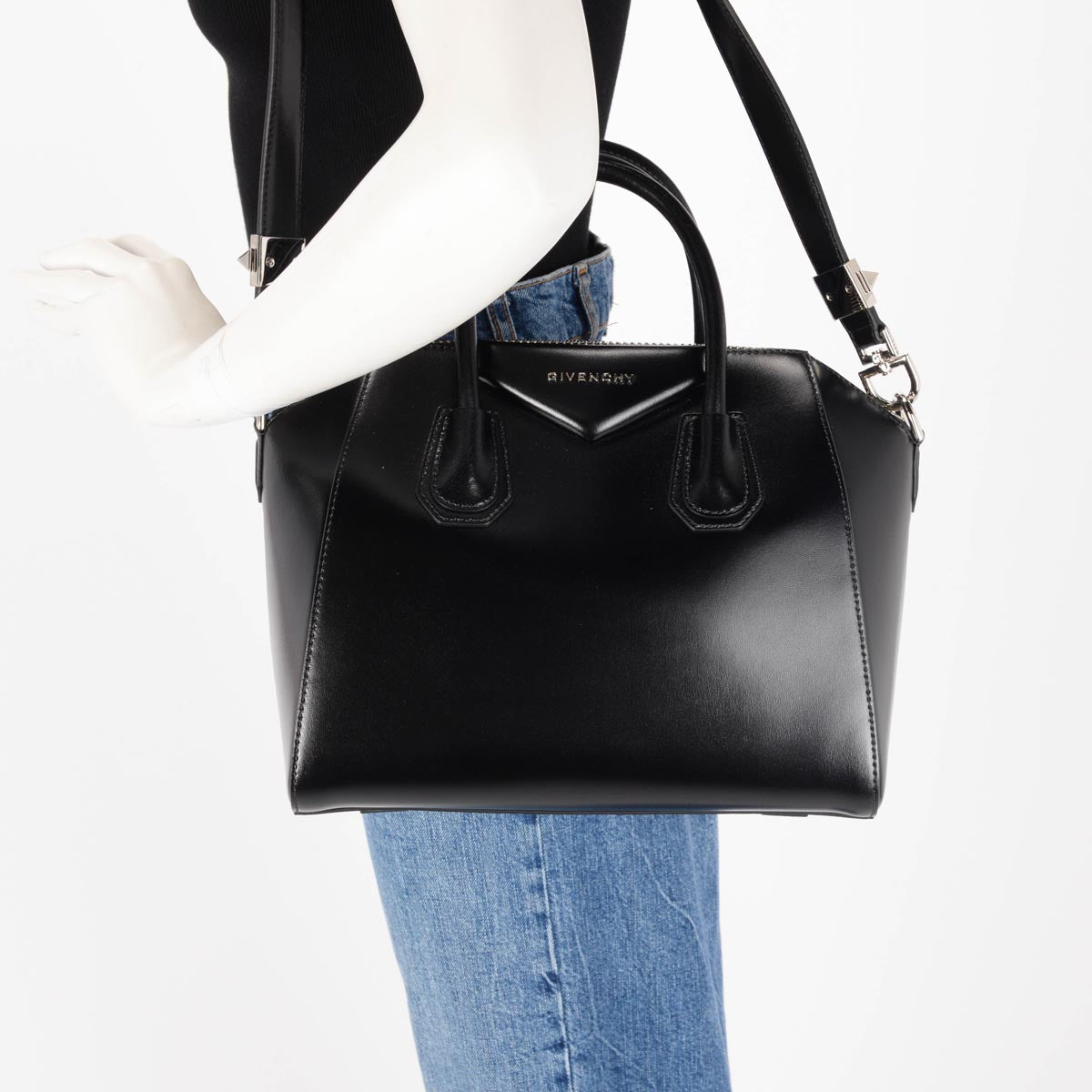 Givenchy Black Shiny Lord Small Antigona