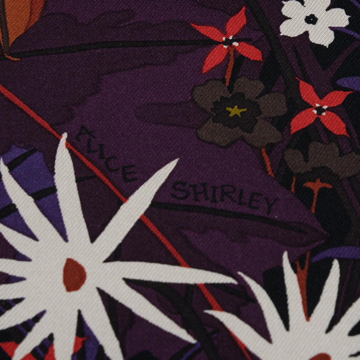 Hermes Brown Silk Tyger Tyger Scarf