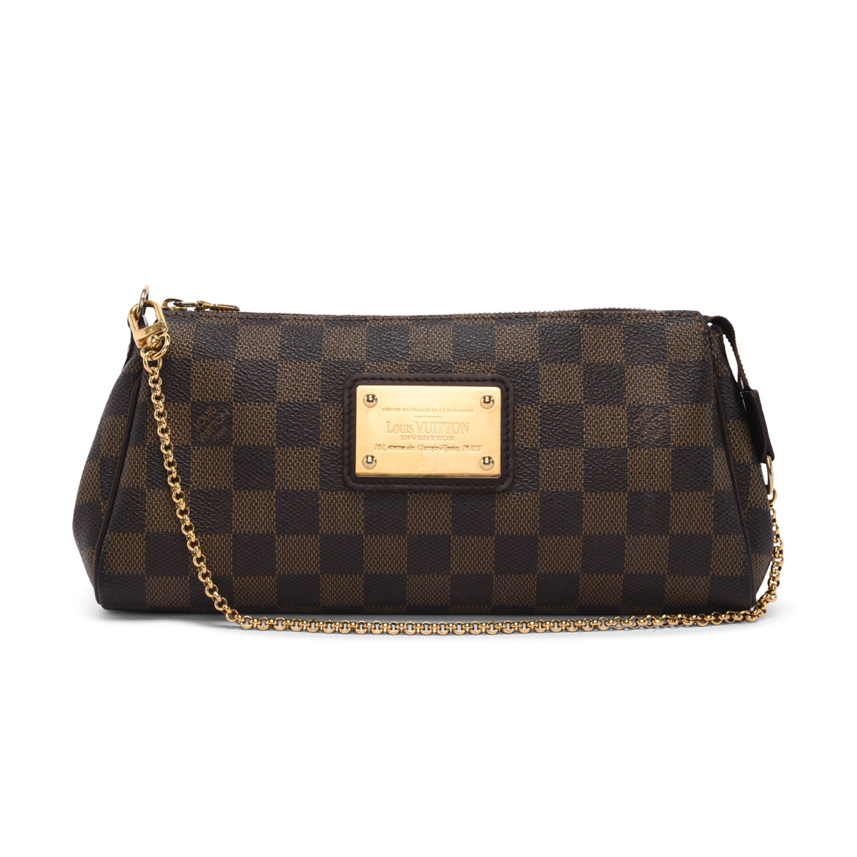 Louis Vuitton Damier Ebene Eva Clutch