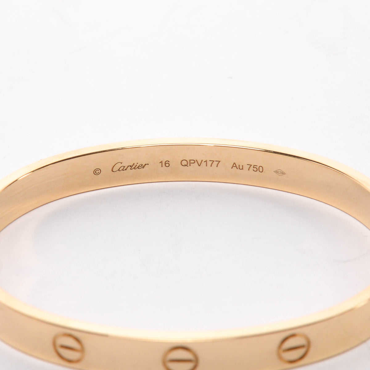 Cartier 18k Yellow Gold Classic Model Love Bracelet
