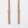 Chanel Light Gold Mesh CC Lariat Necklace - Blue Spinach