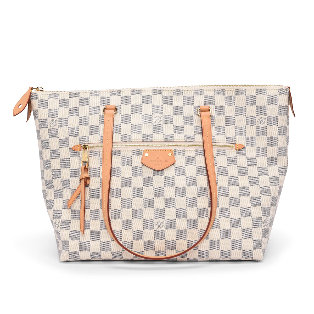 Louis Vuitton Rose Ballerine Damier Azur Iena MM