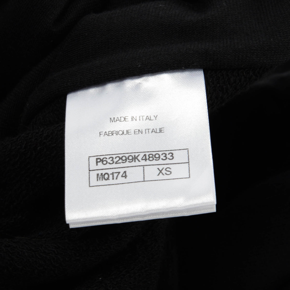 Chanel Black Cotton Coco Graffiti Zip Hoodie XS
