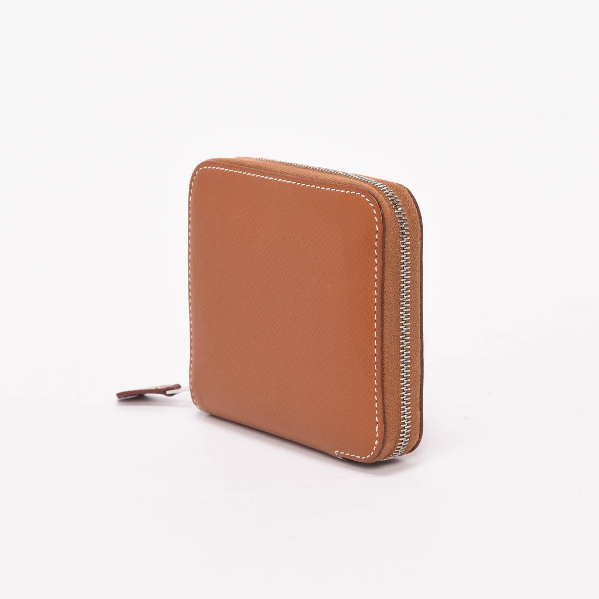 Hermes Gold Epsom Silk'In Compact Wallet