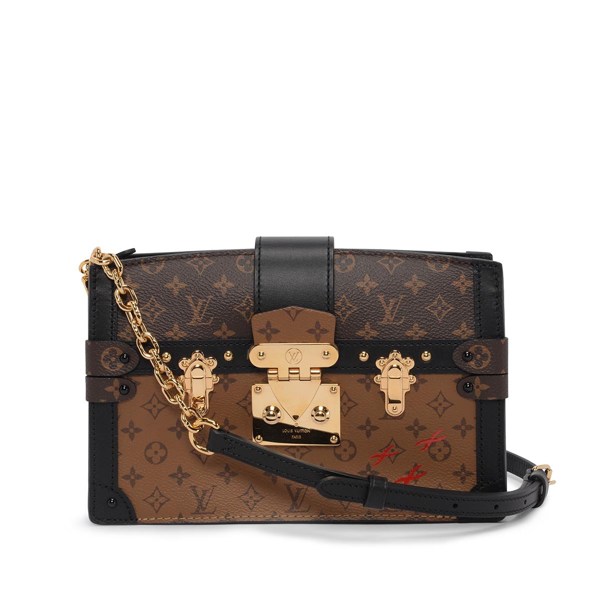 Louis Vuitton Reverse Monogram Trunk Clutch