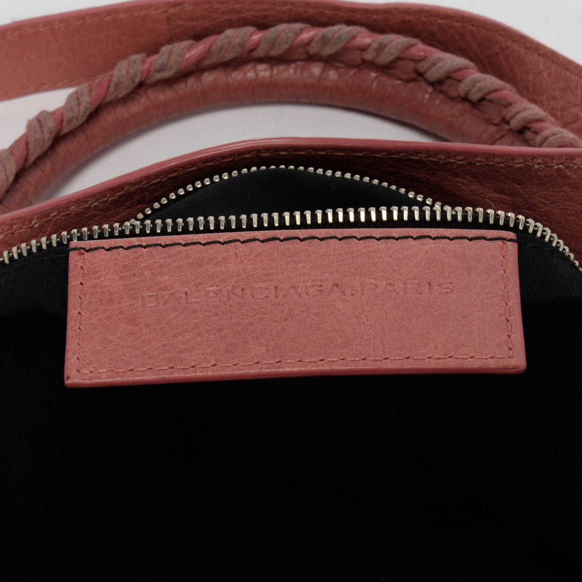 Balenciaga Rose Bruyere Lambskin Giant 12 Town Bag