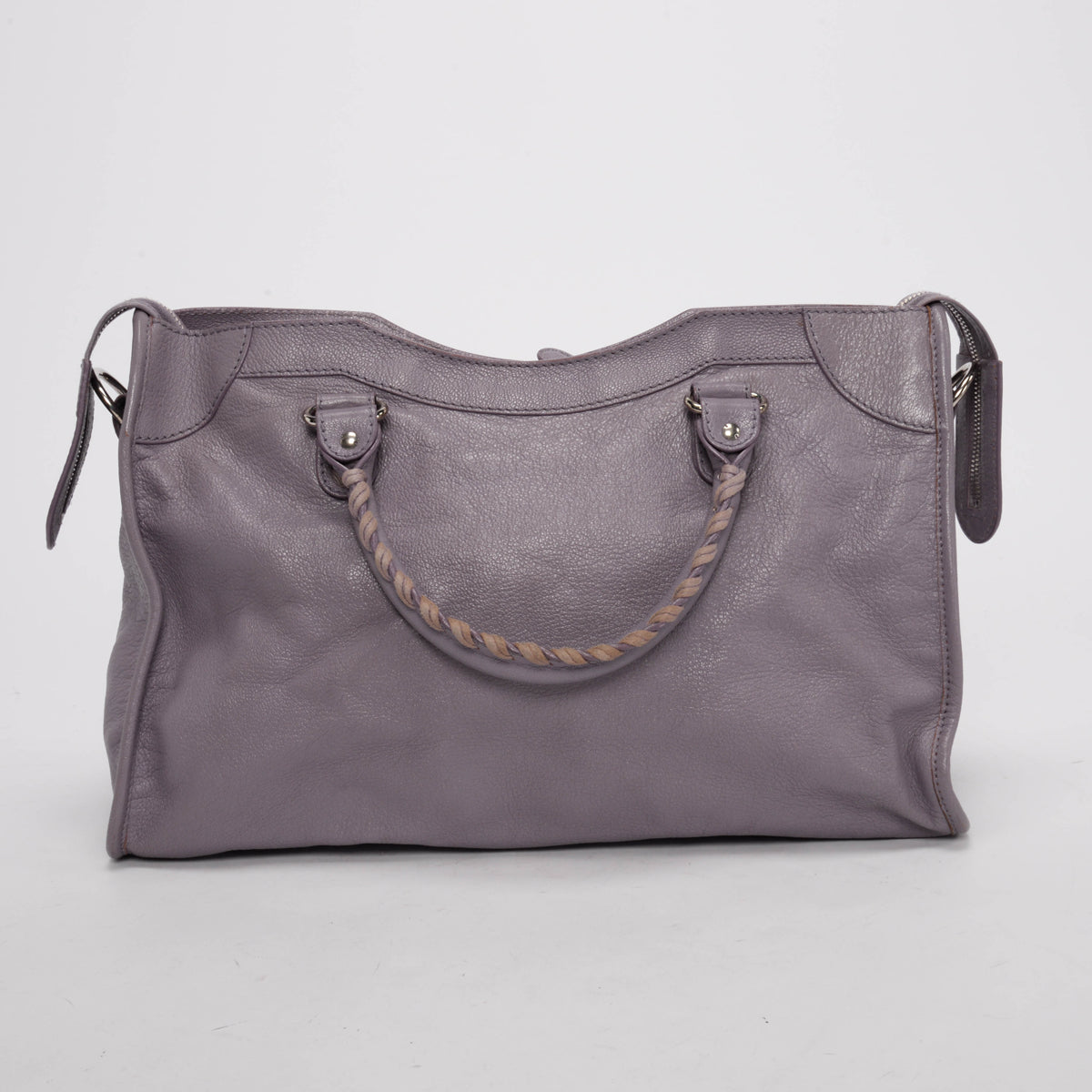 Balenciaga Lilac Goatskin Giant 12 City SHW Bag