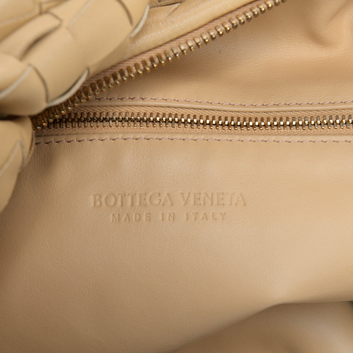 Bottega Veneta Almond Intrecciato Small Jodie Bag