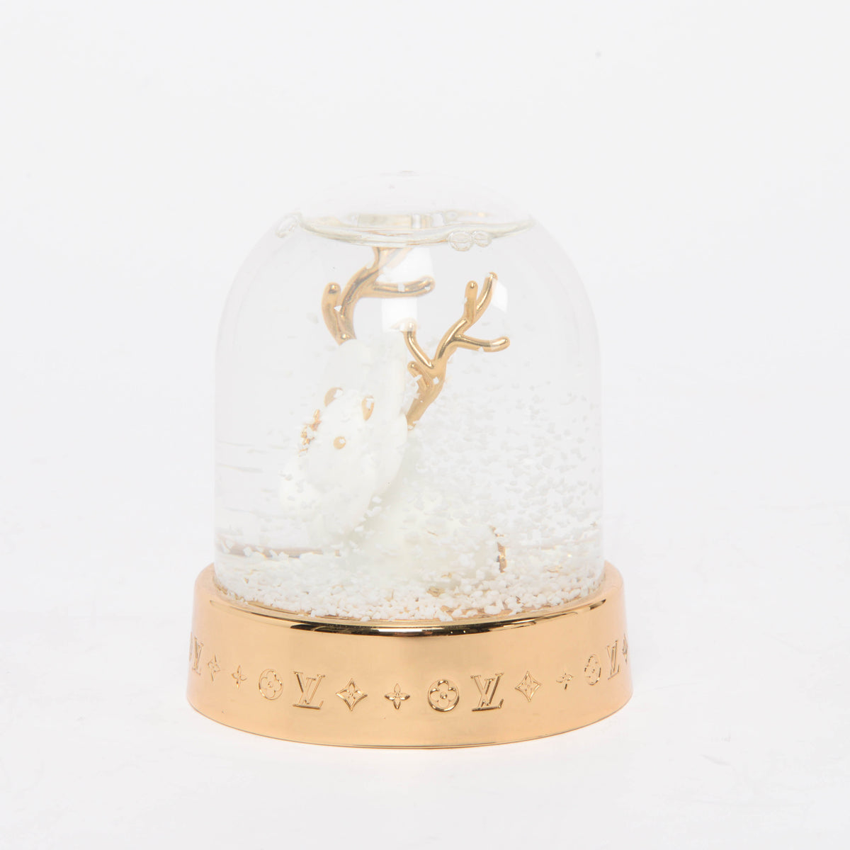 Louis Vuitton Gold Petula Snowglobe