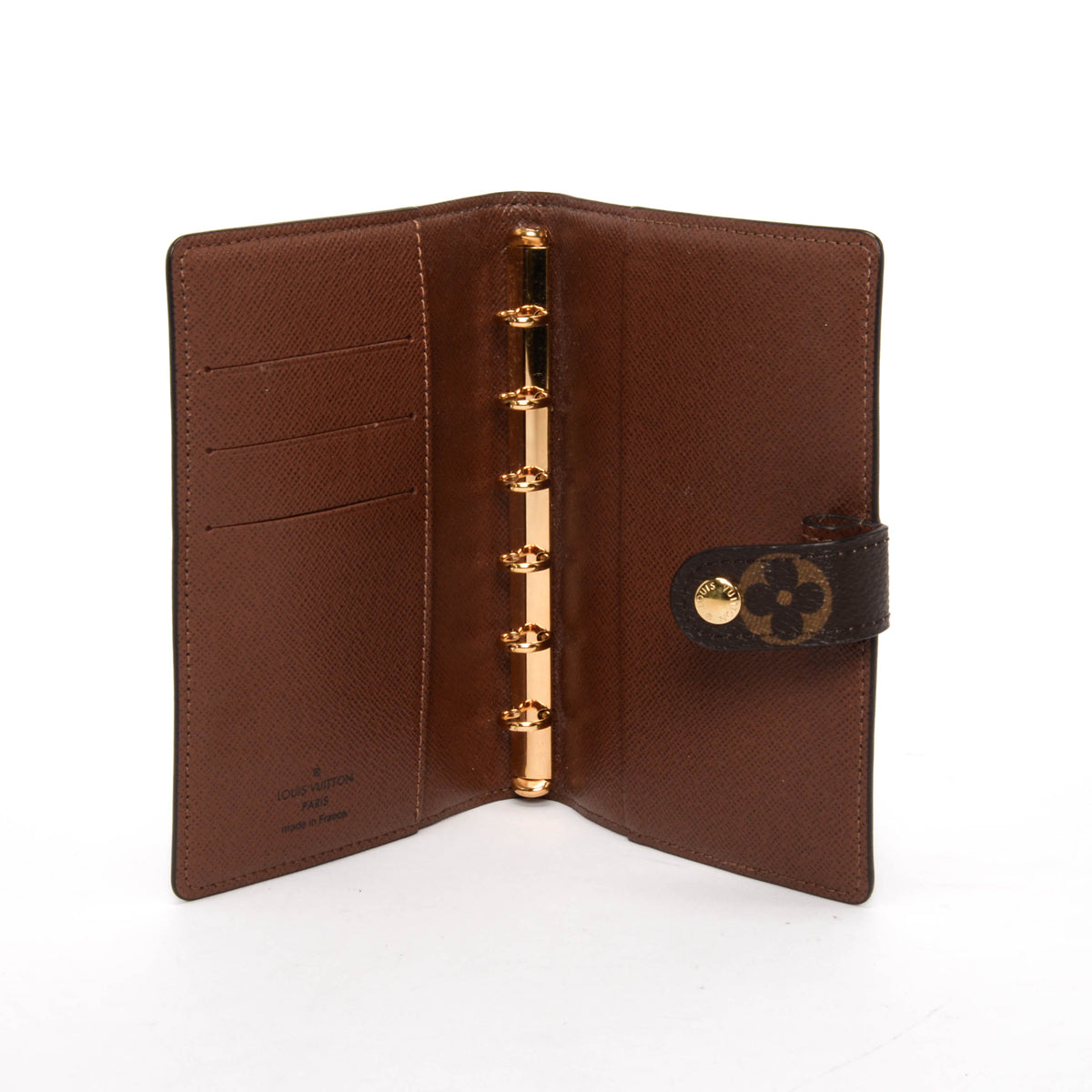 Louis Vuitton Monogram Canvas Small Ring Agenda Cover