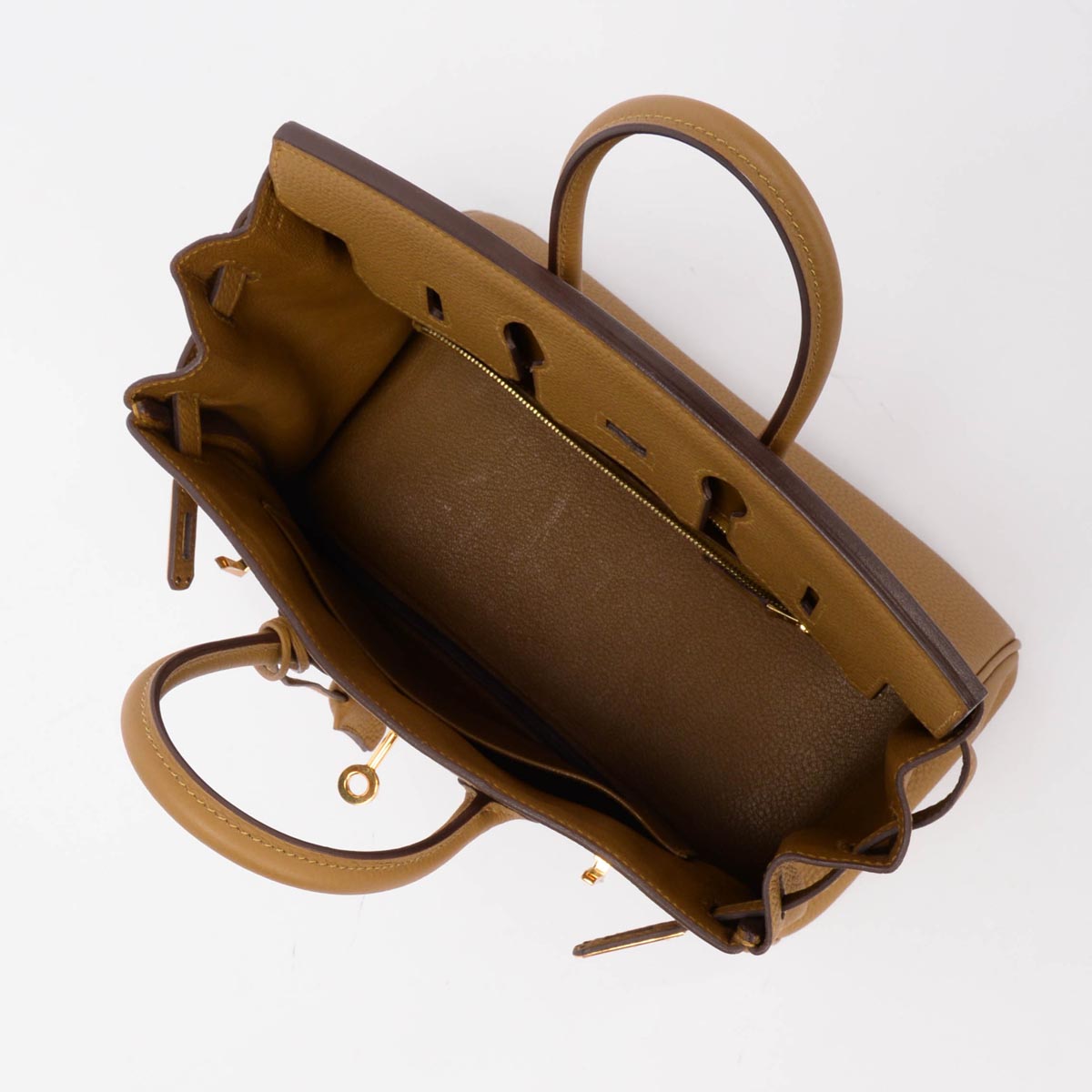 Hermes Bronze Dore Togo Birkin 25 GHW